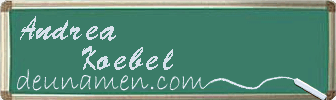 Andrea Koebel Visitenkarte